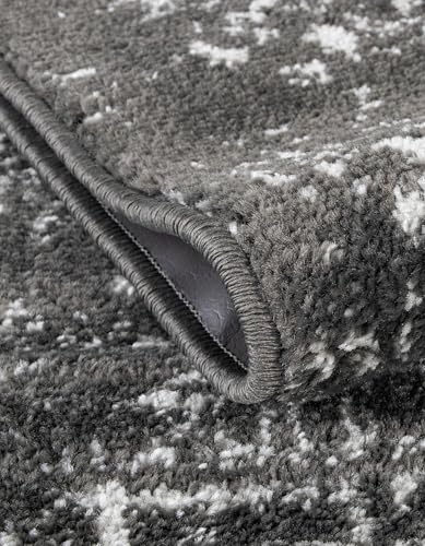 Rugs.com - Arlington Collection Rug – 3 Ft Round Dark Gray Area Rug – Traditional Medallion Design for Entryways, Reading Nooks, and Bedrooms - color: Dark Gray, size: 3' (Round)