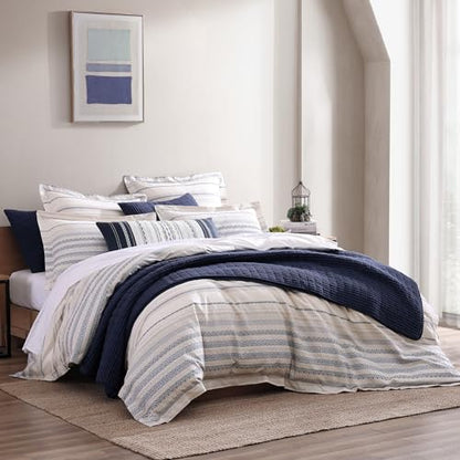 Levtex Home - Mills Waffle - Twin Quilt Set - Navy Cotton Waffle - Quilt Size (68 x 86in.), Sham Size (26 x 20in.) - color: Navy, size: Twin Quilt
