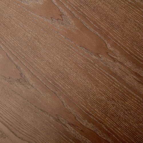 42.24” Modern Oval Coffee Table, MDF Center Table, Conference Table, Minimalist Accent Dinning Coffee Table for Living Room, Apartment,Office,Courtyard,No Assembly.(Walnut) - color: Walnut-f