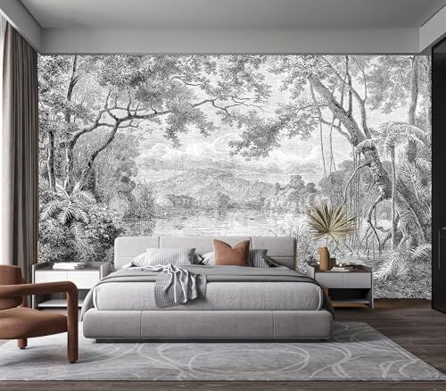 Eierme-The Ancient Scenery of Charming lagoons in Luzon Island Mural Wallpaper Peel and Stick 90" x 67" - color: No.12, size: 90" x 67"