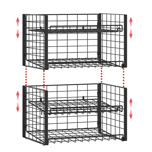 3 Tier Stackable Can Rack Organizer, Adjustable Can Holder for Pantry | 2 Pack Rolling Can Dispenser for Canned Food, Soda & Drink Storage, Tiered Can Organizer for Kitchen Cupboard Cabinet - style: 3-Tier 2-Pack