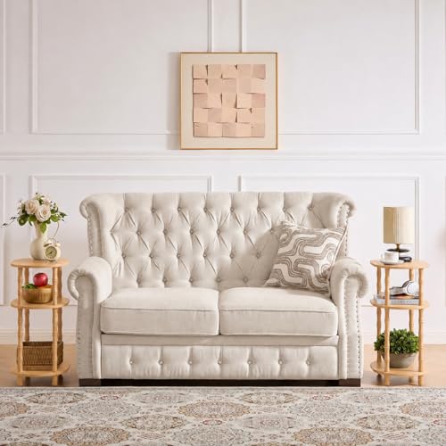 Side Table, 3-Tier Oval Accent Small End Table, Modern Oval Nightstand Accent Table for Small Space, Bedrooms, Living Room, Easy to Assemble, Natural - color: Natural, size: 15.7" x 11.6" x 24.4"