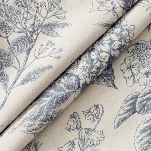 Set of 2 Decorative Floral Pillow Covers 16x16 Inch Light Blue | Neutral Hydrangea Print, Boho Vintage Throw Cushion Covers, Cottagecore Home Decor, for Sofa Couch Porch Bedroom Living Room - color: Light Blue, size: 16" x 16" (Pack of 2)