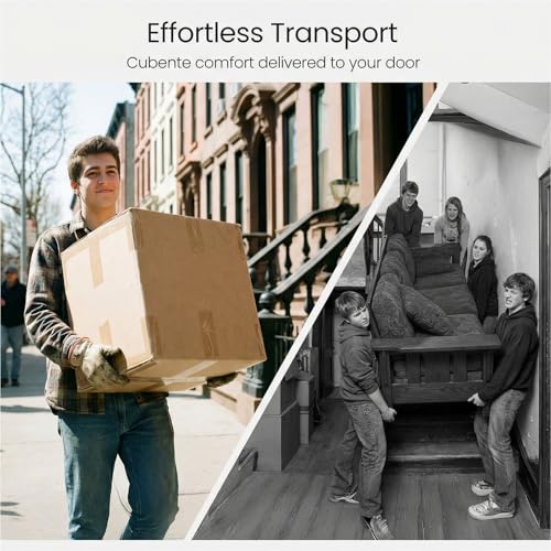 Erament Futon Sofa Bed, Convertible Tri-Folding Mattress Foldable Mattress with Removable Armrests & Washable Cover, Small Couch Bed with High-Density Foam, No-Assembly, Full, Black - color: Black, size: Full