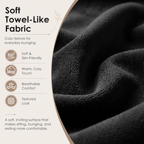 Dreamzie 55'' 3 in 1 Convertible Sofa Bed with USB Charging Ports, Pull Out Couch with Adjustable Backrest and Side Pockets, Sleeper Sofa for Living Room, Apartment, RV, Easy Assembly - Black - color: Black