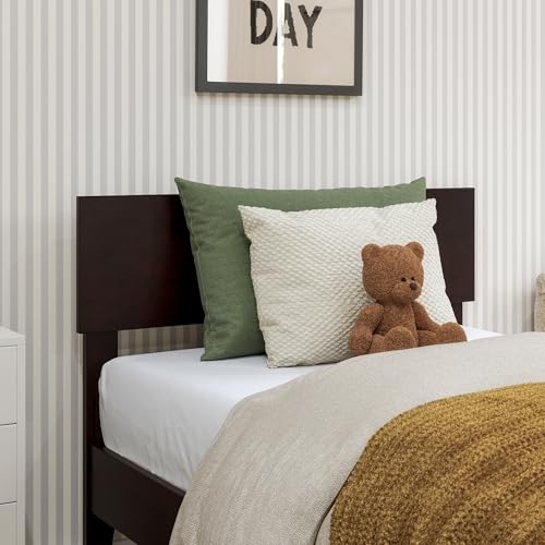AFI, Orlando Twin Adjustable Modern Solid Wood Panel Headboard, Espresso - color: Espresso, size: Twin