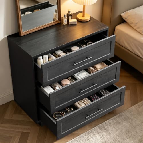 Fatmok Modular Entertainment Center & Buffet Cabinet, Extra Long Sideboard TV Stand with Arched Wooden Doors, Modern Wooden Storage Cabinet for Living Room, Black Grey(CEC,3-Piece) - color: Cec-black Grey