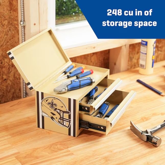 K.balt Mini Toolbox New Orleans - color: Tan, size: 2 Drawer
