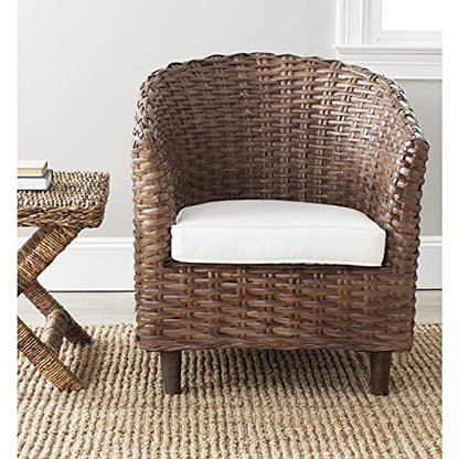 Safavieh Home Collection Omni Honey Barrel Chair - color: Brown