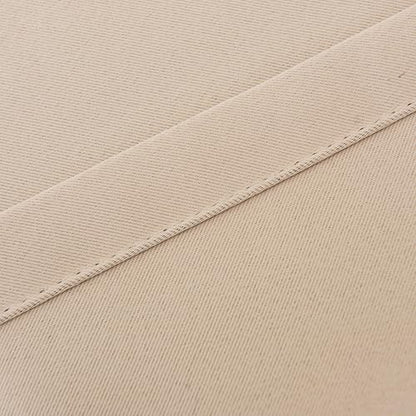INLINAS Blackout Curtains with Sheer Overlay, Beige, 52x72 Inches | Grommet Top Double Layer Curtains for Bedroom and Living Room Thermal Reduction Light Blocking and Energy Saving, Set of 2 - color: Beige, size: 52"W x 72"L (Pack of 2)