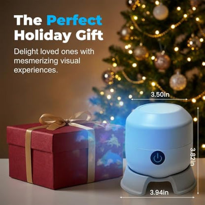 Dynamic Rotating LED Projector Light, 360° Rotating Ocean Wave Night Light Projector, Multi-Angle Projection Base, for Bedroom, Home Theater, Meditation and Relaxation (Ocean) - color: Ocean