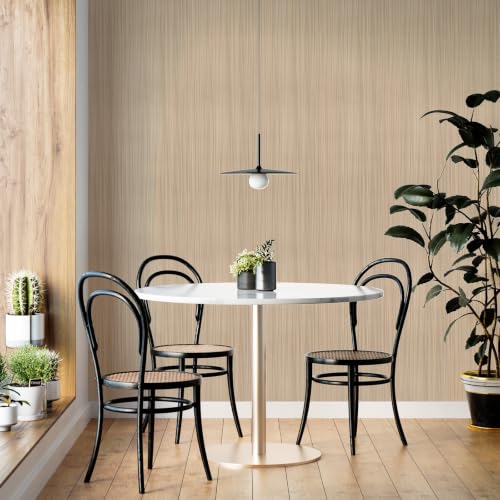 Wood Grain Contact Paper 23.6"x472" Light Wood Peel and Stick Wallpaper Vintage Removable Self-Adhesive Wooden Vinyl Wallpaper for Bedroom Kitchen Cabinets Countertops - color: Light, size: 23.6" x 472"