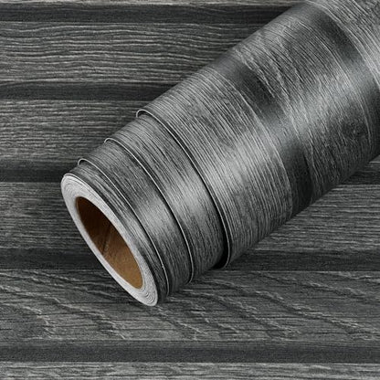 Livelynine Black Wood Slat Wallpaper Peel and Stick Black Faux Beadboard Wallpaper Renter Friendly Waterproof Wall Paper Modern Slate Contact Paper 15.8x78.8 3D Textured Wood Slat Wall Panel Roll - color: Black Wood Slats, size: 15.8" x 78.8"