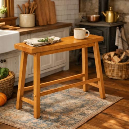 Sonoma Backless Bench - Golden Oak - color: Golden Oak