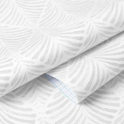 Safiyya Peel and Stick Wallpaper Geometric Contact Paper Light Grey Modern Wall Paper Boho Self Adhesive Removable Wallpaper for Bedroom Vinyl Rolls 17.3"x78.7" - color: Grey and White, size: 17.3" x 78.7"