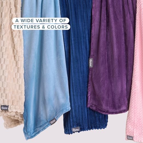 Bare Home Fleece Blanket Luxury Microplush (Full/Queen, Red) | Ultra-Soft Lightweight Blanket for Bed, Sofa, and Couch, Cozy & Warm Blanket - color: 25 - Red, size: Full/Queen