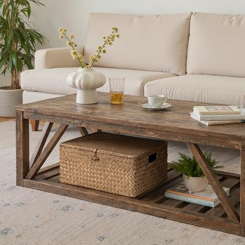 StorageWorks Wicker Baskets for Storage, Large Basket with Lid, Brown | Woven Baskets with Lids for Shelves, Wicker Storage Baskets with Lids, Decorative Box, Lidded Baskets for Organizing, 1 Pack - color: Brown(Seagrass), size: 16½"L × 13"W × 7½"H
