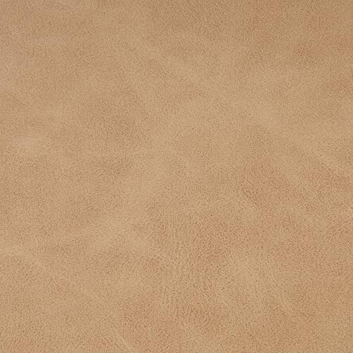 HomePop 24" Large Leatherette Storage Ottoman - Sand Faux Leather - color: Sand Faux Leather