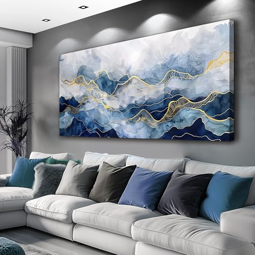 FUHAIHUA Abstract Ink Paintings Canvas Decor For Bedroom Wall Art For Living Room Office Decorations Minimalism Pictures Canvas Prints Artwork Ready to Hang Modern Home Decor 20"X40" - color: Abstract Wall Paintings, size: 40"L x 20"W