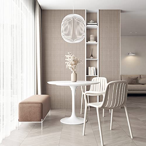 LESHI Dining Chair with Armrests Backrest Plastic Chairs Bar Breathable Design Simple Art Style for DiningRoom Bedroom Living Room Patio Indoor Outdoor (Set of 2, White) - color: A-white, size: 2 Pack-With Armrests