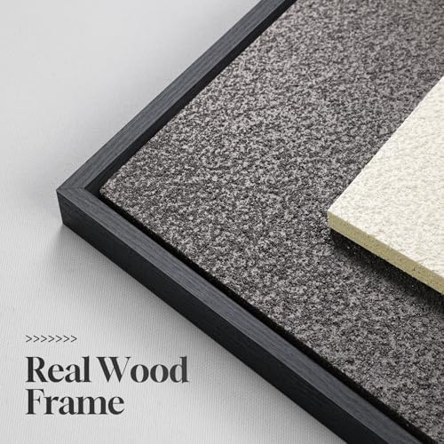 3D Textured Framed Abstract Wall Art, 3 Piece Modern Paintings Artwork for Walls, Black White Brown Geometric Sandstone Texture Pictures for Living Room Dining Room Bedroom Office Wall Decor 16x24 In | Texture Paintings, Minimalist Neutral Black White Bro