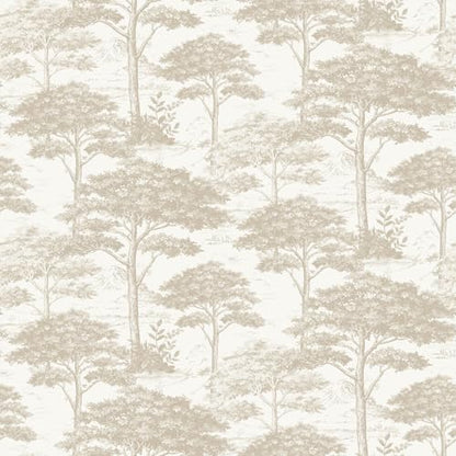 Forest Tree Peel and Stick self Adhesive Wallpaper - 96''x32'' - color: X02, size: 96"x32"
