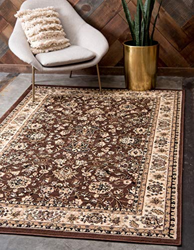 Unique Loom Sialk Hill Collection Area Rug - Washington (2' 2" x 3' 1" Rectangle, Brown/ Black) - color: Brown/Black, size: 2'2" x 3'1" (Rectangular)
