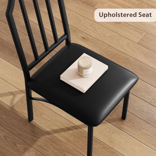 IDEALHOUSE Dining Table Set for 2, Kitchen Table Set of 2 with Upholstered Cushion Chairs, Dining Room Table Set with Kitchen Chairs, Easy to Assemble, Suitable for Apartment - (Gray) - size: 1* Table + 2* Chairs (Gray)