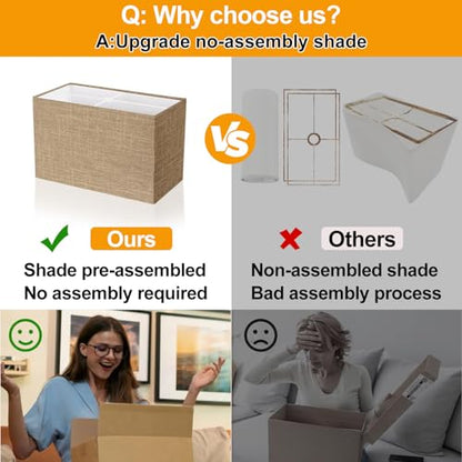 21" Set of 2 Table lamp with USB A+C & AC Outlets, Touch Control 3-Way Dimmable Nightstand Lamps for Bedroom Living Room Office Reading, Champagne Gold Shade Touch Lamps, 5000K LED Bulbs Included - color: (2 Pack)Champagne Gold & Matte Black (Base)-Two 50