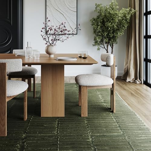 nuLOOM Kailani Green Geometric Washable Area Rug, 2' x 3' | Nuloom Kailani Geometric 2' x 3' Machine Washable Accent Rug for Living Room Bedroom Dining Room Entryway, Green - color: Green, size: 2' x 3' (Rectangular)