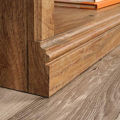 Sauder Miscellaneous Storage 3-Shelf Bookcase/ Book shelf, Sindoori Mango finish - color: Sindoori Mango Finish