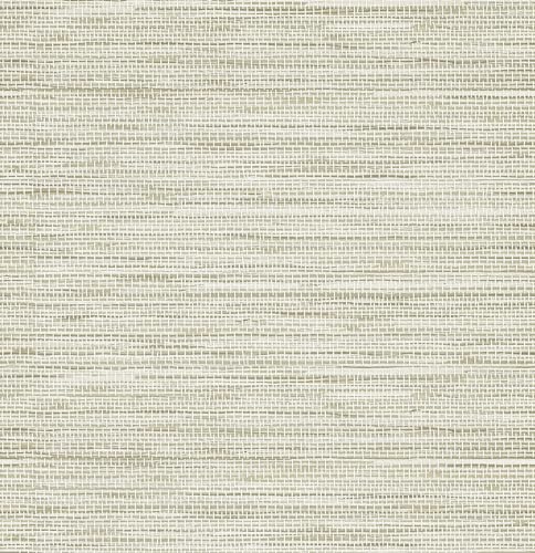 HueBurst Grasscloth Peel and Stick Wallpaper - 17.3x394 Renter Friendly, Cream Textured Grassweave Wallpaper Prepasted Contact Wall Paper - color: Cream, size: 17.3" x 394"