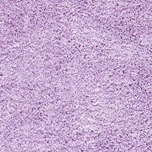 SAFAVIEH August Shag Collection Accent Rug - 2'3" x 4', Lilac, Solid Design, Non-Shedding & Easy Care, 1.2-inch Thick Ideal for High Traffic Areas in Entryway, Living Room, Bedroom (AUG900V) - color: Lilac, size: 2'3" x 4' (Rectangular)