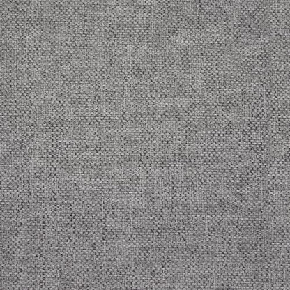 HomePop 18.5" Round Storage Ottoman with Nailheads - Heathered Gray - color: Heathered Gray