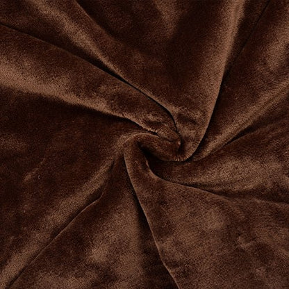 Sherpa Fleece Throw Blanket, Reversible Super Soft Luxurious Plush Blanket Twin Size, Brown(60inch X80'') | Reversible Super Soft Luxurious Plush Blanket Twin Size - color: Brown, size: 60"×80"