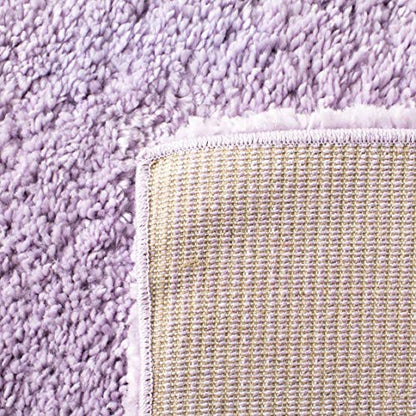 SAFAVIEH August Shag Collection Accent Rug - 2'3" x 4', Lilac, Solid Design, Non-Shedding & Easy Care, 1.2-inch Thick Ideal for High Traffic Areas in Entryway, Living Room, Bedroom (AUG900V) - color: Lilac, size: 2'3" x 4' (Rectangular)
