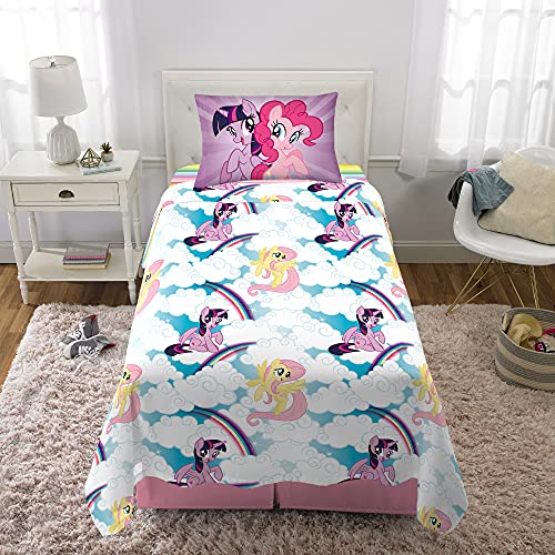 Franco Kids Bedding Super Soft Sheet Set, Twin, My Little Pony - color: My Little Pony, size: Twin
