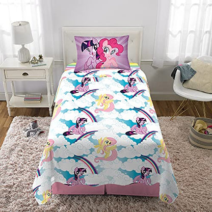 Franco Kids Bedding Super Soft Sheet Set, Twin, My Little Pony - color: My Little Pony, size: Twin