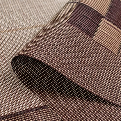 Room Divider Blinds 45.8"-86" x 96", Autumn | Vertical Panel System for Separating Rooms or Covering Closet Doors with Adjustable Track and Trimmable Height - color: Autumn