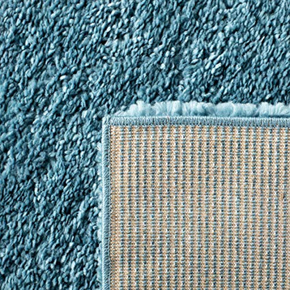 SAFAVIEH August Shag Collection Accent Rug - 2'3" x 4', Turquoise, Solid Design, Non-Shedding & Easy Care, 1.2-inch Thick Ideal for High Traffic Areas in Entryway, Living Room, Bedroom (AUG900K) - color: Turquoise, size: 2'3" x 4' (Rectangular)