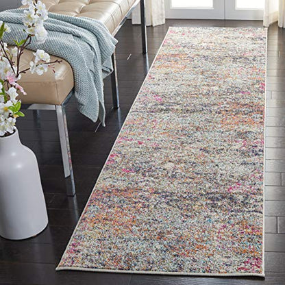 SAFAVIEH Madison Collection Runner Rug - 2'2" x 6', Black & Gold, Modern Abstract Design, Non-Shedding & Easy Care, Ideal for High Traffic Areas in Living Room, Bedroom (MAD460Z) - color: Black/Gold, size: 2'2" x 6' (Runner)
