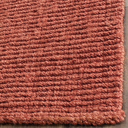 SAFAVIEH Natural Fiber Collection Runner Rug - 2'6" x 6', Rust, Handmade Jute, Farmhouse Style, Chunky Textured Thick Pile (NF447C) - color: Rust, size: 2'6" x 6' (Runner)