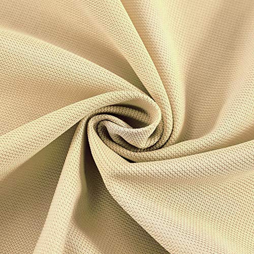 TWOPAGES 10ft Wide x 7ft Tall Flame Retardant Divider Curtains Privacy Cubicle Curtain with Grommet Top (1 Panel,Beige Yellow) - color: Beige Yellow, size: 120"W x 84"L (Pack of 1)