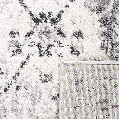 SAFAVIEH Madison Collection Runner Rug - 2'3" x 14', Silver & Grey, Boho Chic Distressed Design, Non-Shedding & Easy Care, Ideal for High Traffic Areas in Living Room, Bedroom (MAD611G) - color: Silver/Grey, size: 2'3" x 14' (Runner)