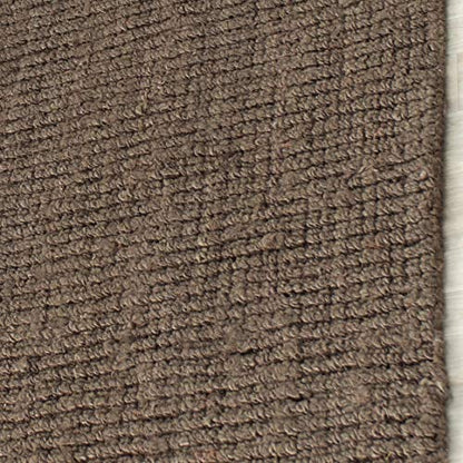 SAFAVIEH Area Rug 2x3 - Natural Fiber Collection - Brown, Handmade Jute, Farmhouse Style, Chunky Textured Thick Pile (NF447D) - color: Brown, size: 2' x 3' (Rectangular)
