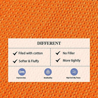 L'AGRATY Knitted Weighted Blanket - 60"x80" 15lbs Cooling Chunky Knit Heavy Blanket for Adults Braided Crochet Throw Thick Cable Yarn Knit Decorative No Beads Evenly Weighted Machine Washable | No Beads Evenly Weighted Machine Washable Chunky Braided Croc