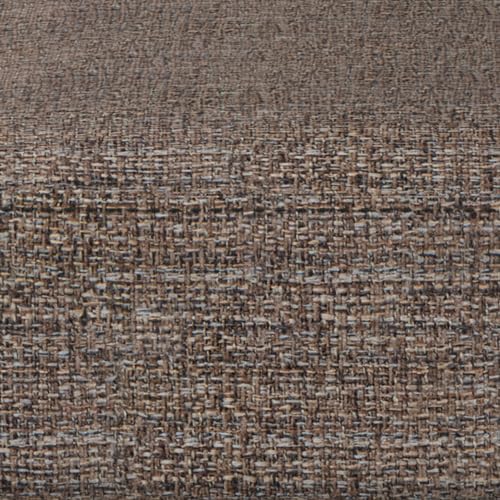 SIMPLIHOME Milltown 27" Wide Tweed Rectangle Ottoman in Mink Brown | Contemporary upholstered ottoman with a cushioned seat, perfect for bedroom seating; footstool, footrest or bench. - color: Mink Brown, style: Small Ottoman Bench