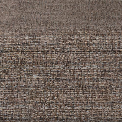 SIMPLIHOME Milltown 27" Wide Tweed Rectangle Ottoman in Mink Brown | Contemporary upholstered ottoman with a cushioned seat, perfect for bedroom seating; footstool, footrest or bench. - color: Mink Brown, style: Small Ottoman Bench