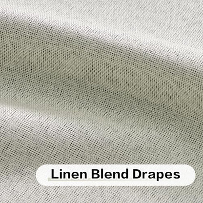 Beige Pinch Pleated Full Blackout Curtains 84 Inches Long 1 Panel | Lightweight, Linen Blended, Extra Wide, Living Room Bedroom, Thermal Insulated Drapes, Noise Reduction, Hooks, 60"Wx84"L - color: Beige, size: 60"W x 84"L (Pack of 1)