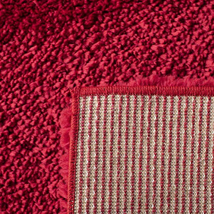 SAFAVIEH August Shag Collection Accent Rug - 2'3" x 4', Red, Solid Design, Non-Shedding & Easy Care, 1.2-inch Thick Ideal for High Traffic Areas in Entryway, Living Room, Bedroom (AUG900Q) - color: Red, size: 2'3" x 4' (Rectangular)